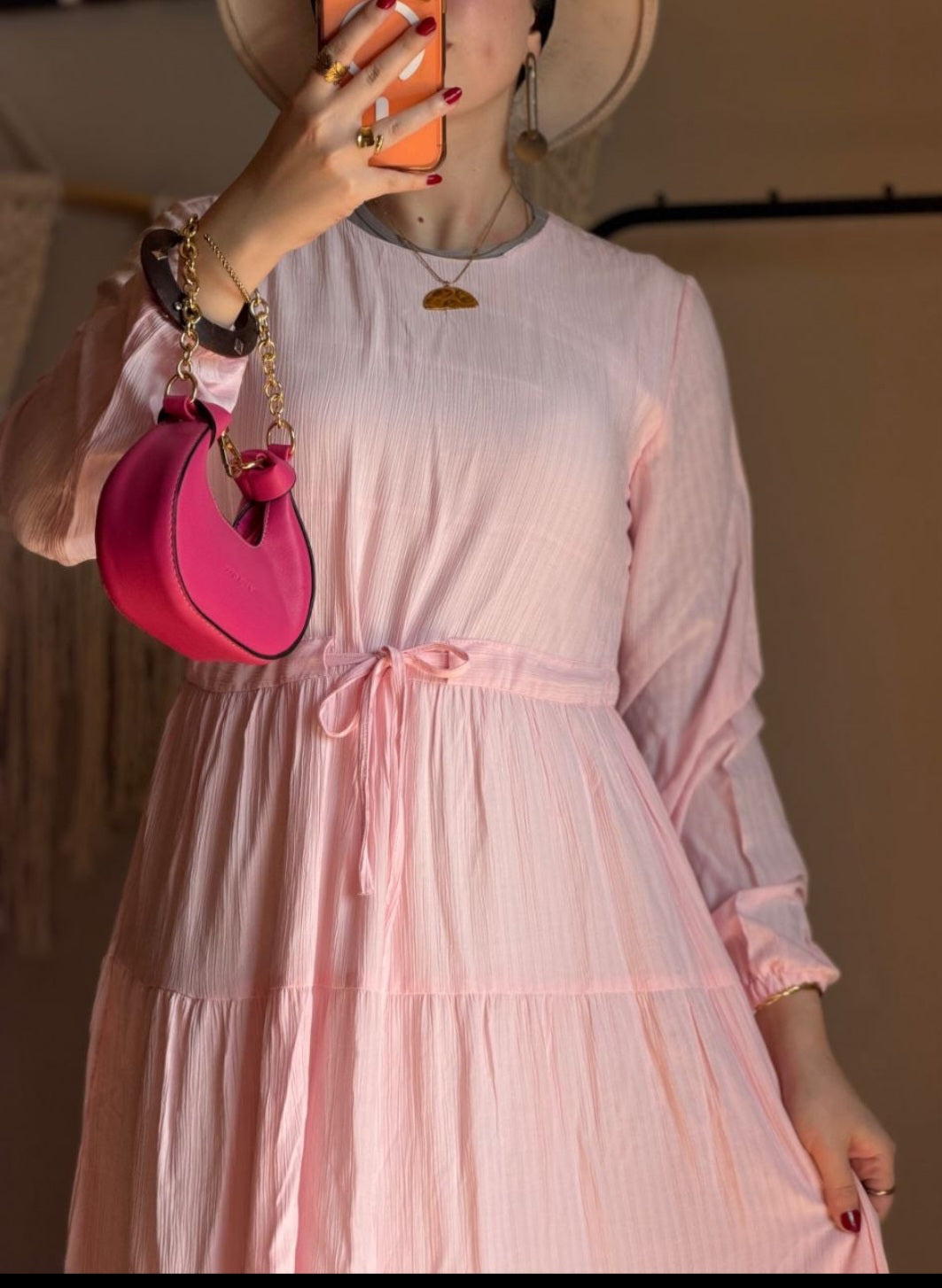 Elegant Crepe Dress