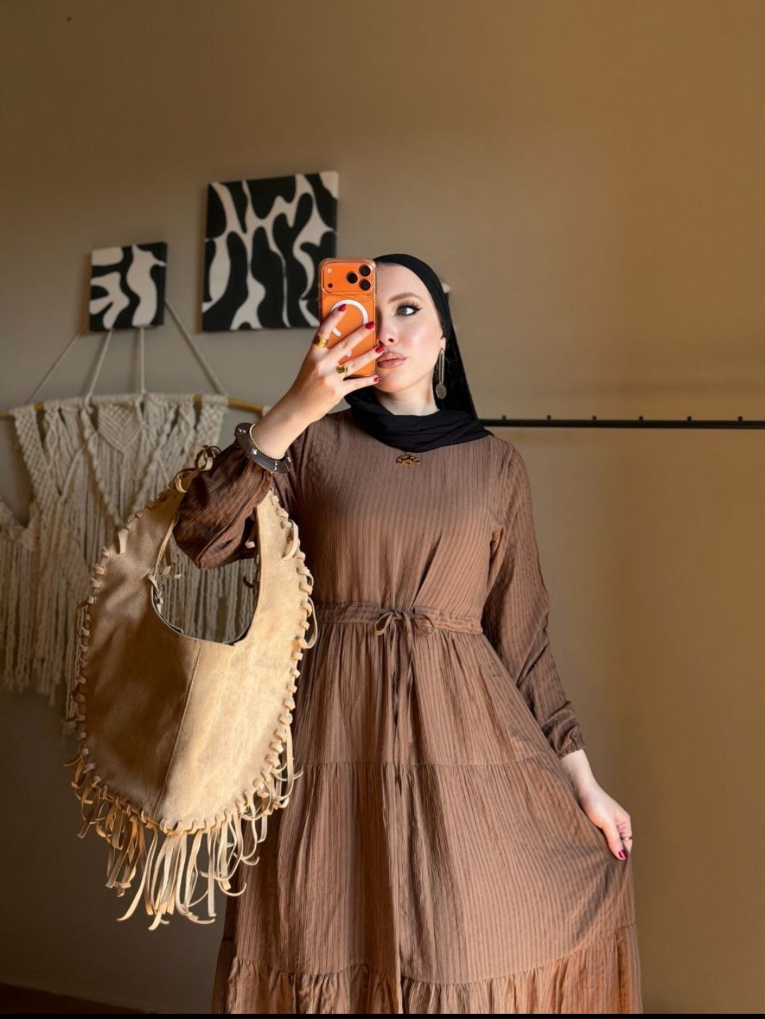 Elegant Crepe Dress