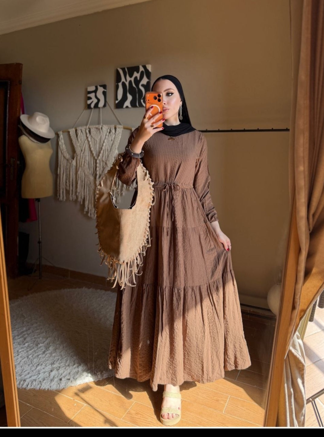 Elegant Crepe Dress